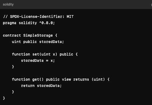 Solidity Smart Contract Code Smart Contracts programmieren: Eine Anleitung für Einsteiger